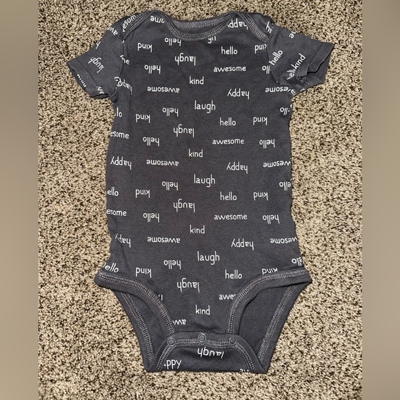 Carter's Blue and Gray Kids Bodysuit Set - Picture 5 of 6